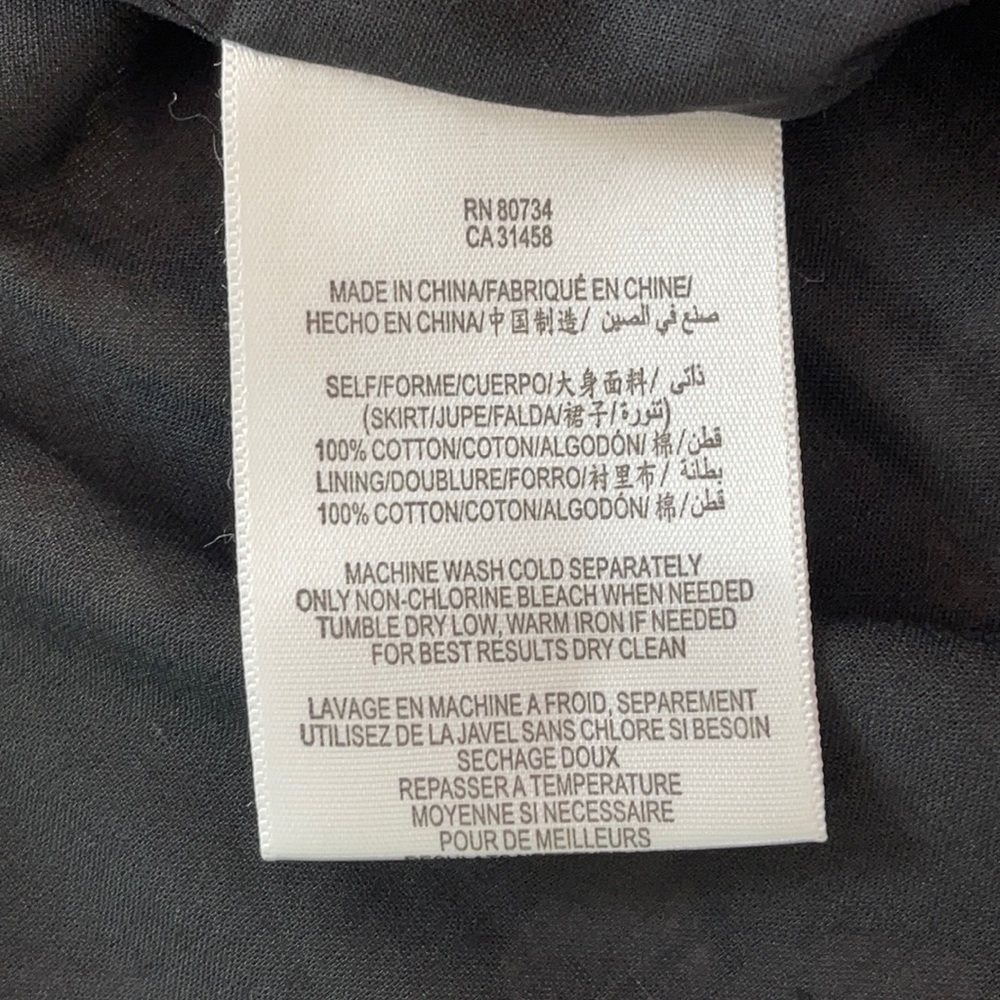 Max and Cleo Black Flowered Sleeveless Dress Sz 2 - Picture 13 of 14